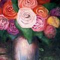 Flower Spirals Painting by Jordana Sands Flower Spirals Painting by Jordana Sands