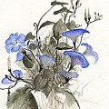 Flower study seventeen Painting by Darren Cannell Flower study seventeen Painting by Darren Cannell