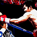 Floyd Mayweather And Manny Pacquiao Going At It by Brian Reaves Floyd Mayweather And Manny Pacquiao Going At It by Brian Reaves