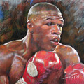 Floyd Mayweather Jr Pastel by Ylli Haruni Floyd Mayweather Jr Pastel by Ylli Haruni