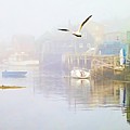 Fog over West Dover - Digital Paint Photograph by Tatiana Travelways Fog over West Dover - Digital Paint Photograph by Tatiana Travelways