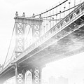 Fog Under The Manhattan BW Photograph by Az Jackson Fog Under The Manhattan BW Photograph by Az Jackson