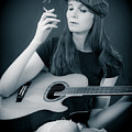 Folk Singer Photograph by Rikk Flohr Folk Singer Photograph by Rikk Flohr