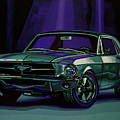 Ford Mustang 1967 Painting Painting by Paul Meijering Ford Mustang 1967 Painting Painting by Paul Meijering