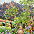 Forty Years Running Painting by Anne Gifford Forty Years Running Painting by Anne Gifford