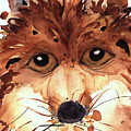 Foxy Painting by Dawn Derman Foxy Painting by Dawn Derman