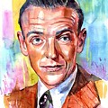Fred Astaire Painting by Suzann Sines Fred Astaire Painting by Suzann Sines