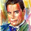 Freddie Mercury painting by Suzann Sines Freddie Mercury painting by Suzann Sines