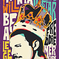 Freddie Mercury Pop Art Quote Digital Art by BONB Creative Freddie Mercury Pop Art Quote Digital Art by BONB Creative