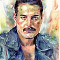 Freddie Mercury portrait by Suzann Sines Freddie Mercury portrait by Suzann Sines
