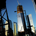 Freedom Tower Under Construction in NYC Photograph by Linda Stern Freedom Tower Under Construction in NYC Photograph by Linda Stern