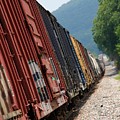 Freight Train Photograph by Kenny Glover Freight Train Photograph by Kenny Glover