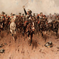French Cavalry Charging by Hermanus Willem Koekkoek French Cavalry Charging by Hermanus Willem Koekkoek