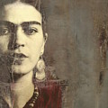 Frida Kahlo - Behind The Painted Smile Digital Art by Paul Lovering Frida Kahlo - Behind The Painted Smile Digital Art by Paul Lovering