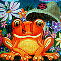 Frog and flowers by Nick Gustafson Frog and flowers by Nick Gustafson