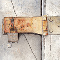 Garage Lock Number Two Painting by Ken Powers Garage Lock Number Two Painting by Ken Powers