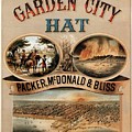 Garden City Hat - Packer, Mc.Donald and Bliss - Chicago - Vintage Advertising Poster by Studio Grafiikka Garden City Hat - Packer, Mc.Donald and Bliss - Chicago - Vintage Advertising Poster by Studio Grafiikka