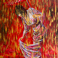 Geisha - Rain Dance 01 Painting by Nik Helbig Geisha - Rain Dance 01 Painting by Nik Helbig