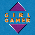 Girl Gamer Mixed Media by Linda Woods Girl Gamer Mixed Media by Linda Woods
