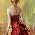 Girl In A Copper Dress I by Steve Henderson Girl In A Copper Dress I by Steve Henderson