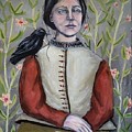 Girl WIth Crow by Linda Marcille Girl WIth Crow by Linda Marcille