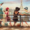 Girls Day Out Painting by Steve Henderson Girls Day Out Painting by Steve Henderson