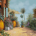 Gli Otri Sul Terrazzo Painting by Guido Borelli Gli Otri Sul Terrazzo Painting by Guido Borelli