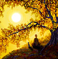 Golden Afternoon Meditation Painting by Laura Iverson Golden Afternoon Meditation Painting by Laura Iverson