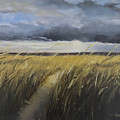 Golden Fields Painting by Stephen Krieger Golden Fields Painting by Stephen Krieger