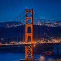 Golden Gate Bridge Blue Hour Photograph by Paul Freidlund Golden Gate Bridge Blue Hour Photograph by Paul Freidlund