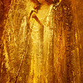 Golden Light of Angel Painting by Valentina Kondrashova Golden Light of Angel Painting by Valentina Kondrashova