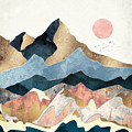 Golden Peaks Digital Art by Spacefrog Designs Golden Peaks Digital Art by Spacefrog Designs