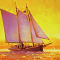 Golden Sea Painting by Steve Henderson Golden Sea Painting by Steve Henderson