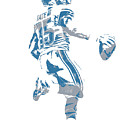 Golden Tate Detroit Lions Pixel Art 1 by Joe Hamilton Golden Tate Detroit Lions Pixel Art 1 by Joe Hamilton