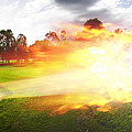 Golf Ball On Fire by Jorgo Photography - Wall Art Gallery Golf Ball On Fire by Jorgo Photography - Wall Art Gallery