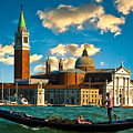 Gondola and San Giorgio Maggiore by Harry Spitz