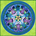 Good Happens Mandala Prayer by Jo Thomas Blaine