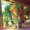 Gramma's Front Porch Digital Art by Lois Bryan Gramma's Front Porch Digital Art by Lois Bryan
