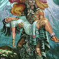 Grandeza Azteca Painting by Daniel Ayala Grandeza Azteca Painting by Daniel Ayala