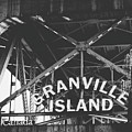 Granville Island Bridge Black and White- by Linda Woods Photograph by Linda Woods Granville Island Bridge Black and White- by Linda Woods Photograph by Linda Woods