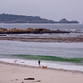 Gray Morning on Carmel Beach Photograph by Derek Dean Gray Morning on Carmel Beach Photograph by Derek Dean
