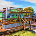 Green Cottage 2 by Ginger Wakem