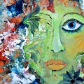 Green Garden Goddess Painting by Lisa Kaiser Green Garden Goddess Painting by Lisa Kaiser