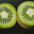 Green kiwi oil painting by Natalja Picugina Green kiwi oil painting by Natalja Picugina