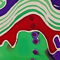 Green Serpentine Painting by Barbara Pease Green Serpentine Painting by Barbara Pease