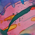 Green Stripe Painting by Barbara Pease Green Stripe Painting by Barbara Pease