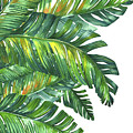 Green Tropic Painting by Mark Ashkenazi Green Tropic Painting by Mark Ashkenazi