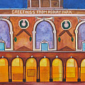 Greetings From Asbury Park Painting by Patricia Arroyo Greetings From Asbury Park Painting by Patricia Arroyo