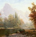 Half Dome Yosemite Painting by Albert Bierstadt Half Dome Yosemite Painting by Albert Bierstadt
