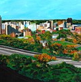 Hamilton Ontario Painting by David Bigelow Hamilton Ontario Painting by David Bigelow